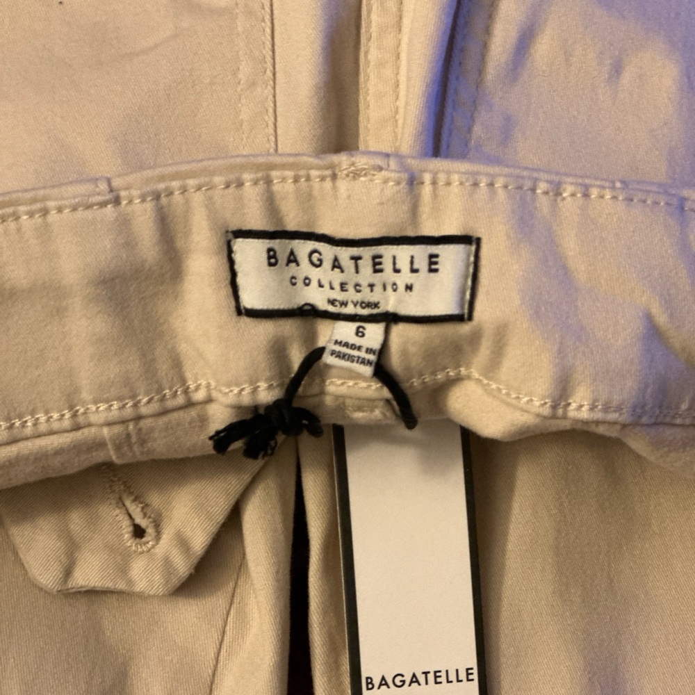 Women’s Ankle Wide Leg Trousers Cream Stretch NWT - Picture 6 of 11